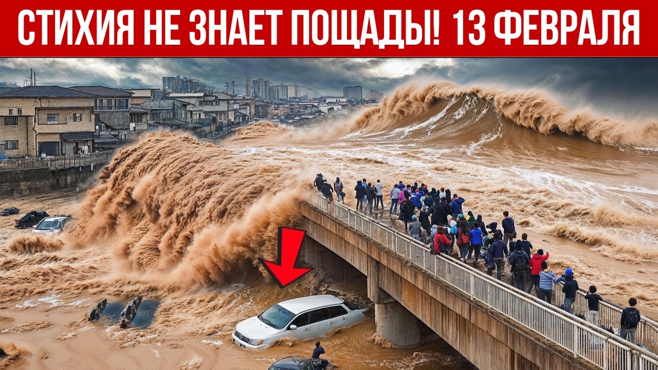 Новости Сегодня 13.02.2026 - Катаклизмы, ЧП, События дня | Китай Индия Россия США Европа