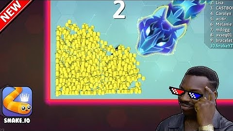 Snake.Io - I Find Huge Score Bundle In The Map Corner! Epic Snakeio Gameplay