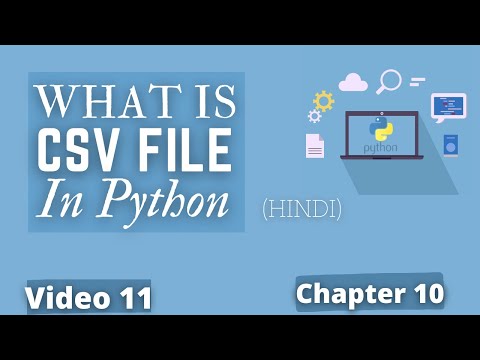 What is CSV File 🔥💻 |#185 Python Training in Hindi | Python Tutorial for Beginners