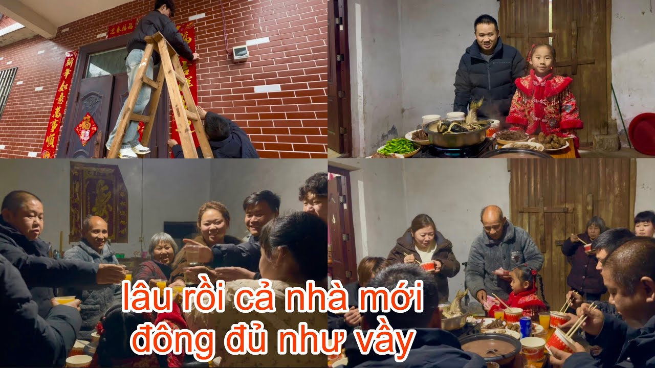 [1125]29Tết Con Cháu Về Đông Đủ_Cả Nhà Ăn Bữa Cơm Đoàn Viên.