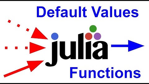 Default Values to Function Input Parameters | Julia Programming | Kovolff