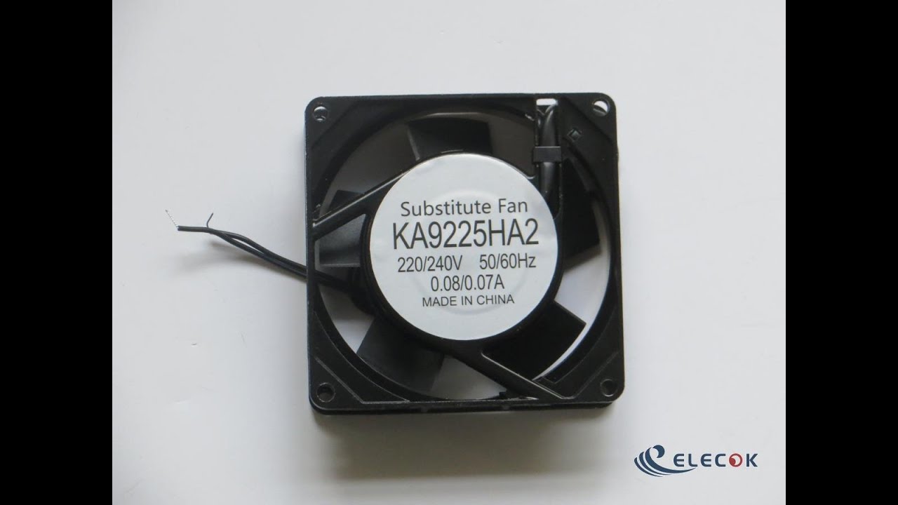 KA9225HA2 220/240V 0.08/0.07A 2wires Sleeve bearing Cooling Fan  substitute