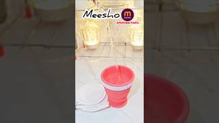 Bachon ke liye BEST Travel Cups 😍 Foldable Steel vs Silicone Cup 👀#short#kitchnfinds
