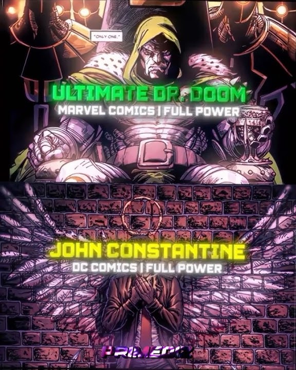 John Constantine vs Dr doom comics edit #fyp #shorts #dc #marvel