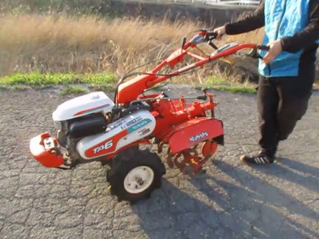 KUBOTA/クボタ 歩行型 農用 管理機 耕運機 TA6-S - YouTube