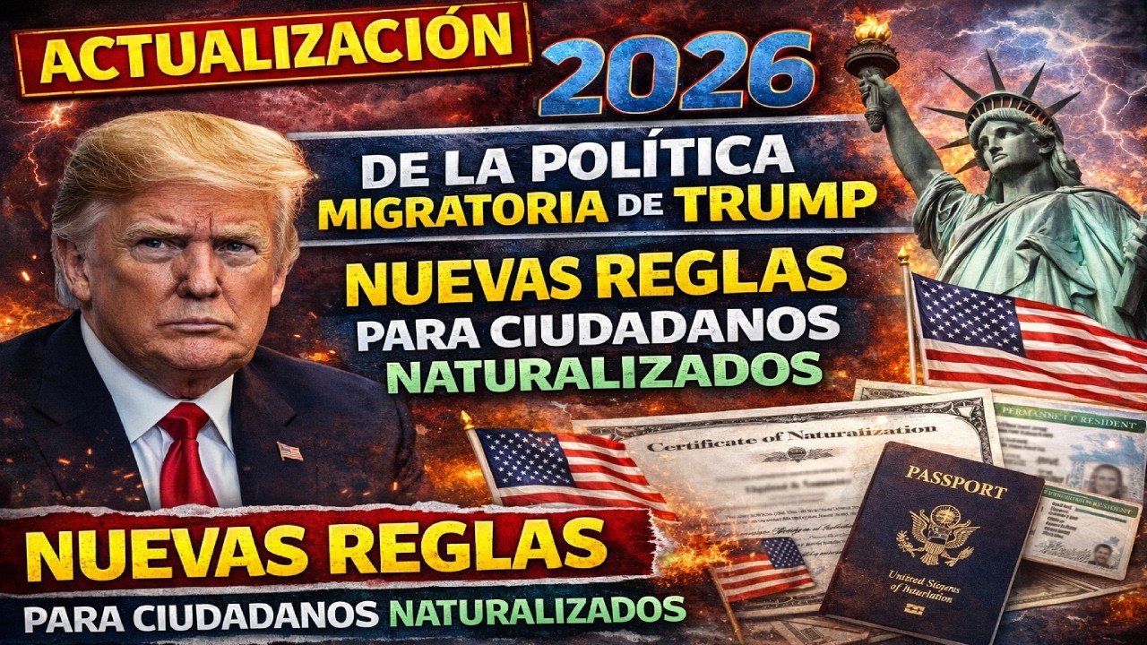 Actualización 2026 de la política migratoria de Trump | Nuevas reglas para ciudadanos naturalizados