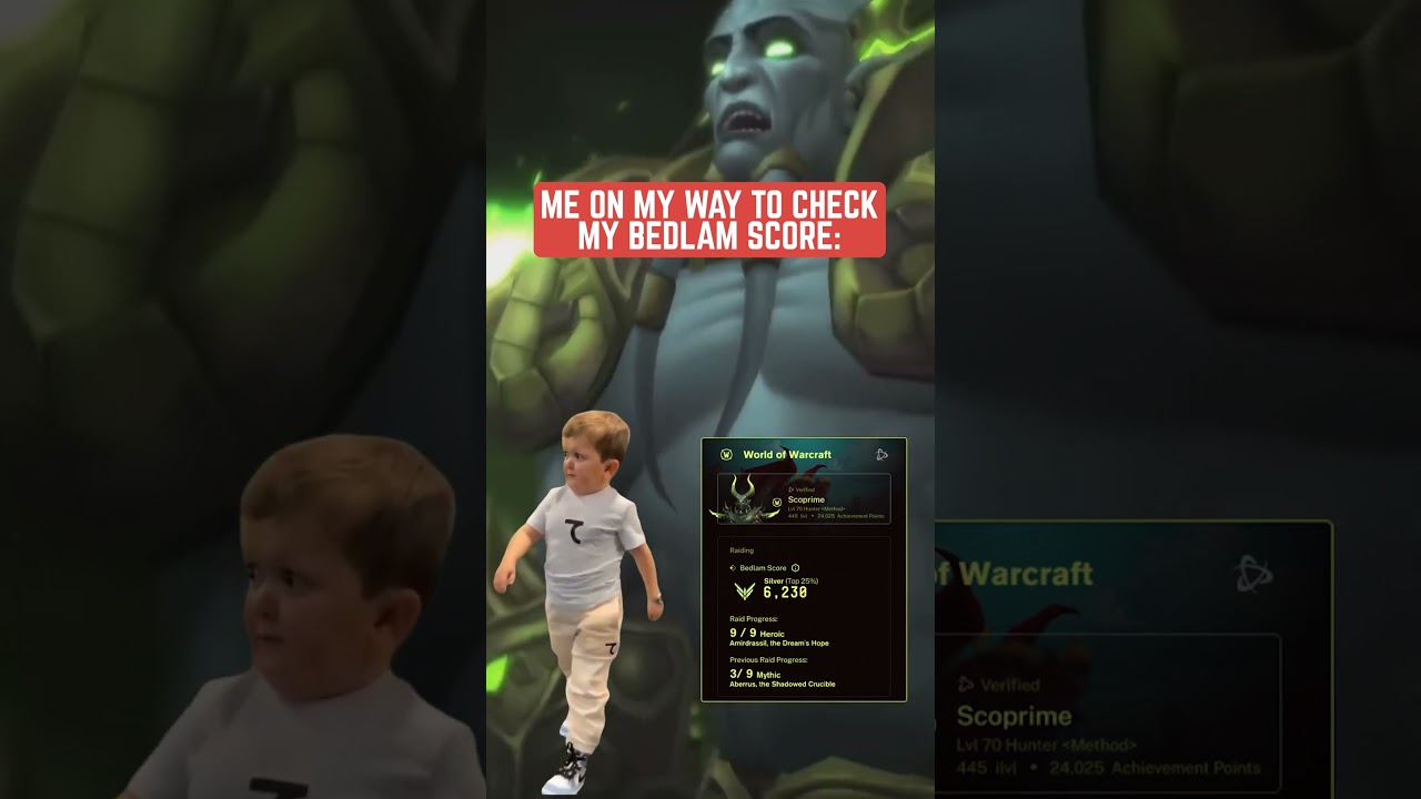 How @MethodSco must feel showing off 12 WORLD FIRSTS on his Bedlam profile.