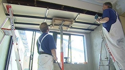 How to Install Metal Furring Channel Ceiling