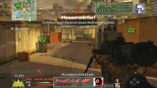 Mw2 | Amazing Throwing Knife Kill | xReFlex11