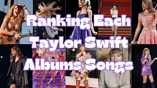 Ranking Every Song In Every Album Of Taylor Swift