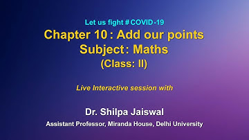 Live Interaction: Add Our Points                                   Class II   Subject  : Maths