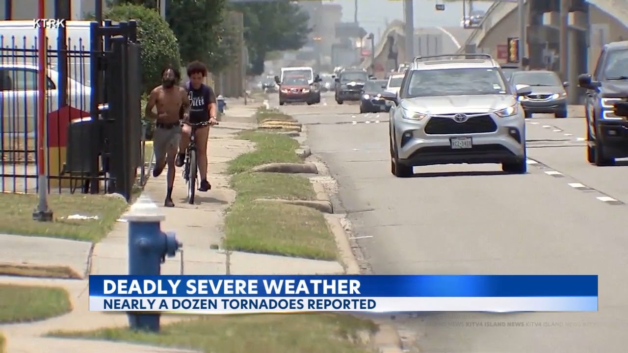Four people dead after tornado rips through Texas town - YouTube