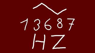 13687 hz triangle