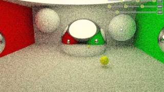 Interactive path tracing of Cornell Box Pong in tokaspt 2
