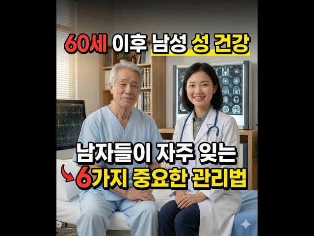 60세 이후 남성 성 건강: 남자들이 자주 잊는 6가지 중요한 관리법