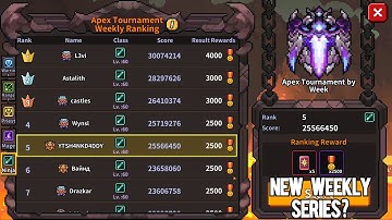 WEEKLY APEX TOURNAMENT - ARENA SEASON 16 - WEEK 2 | MY HEROES: DUNGEON RAID