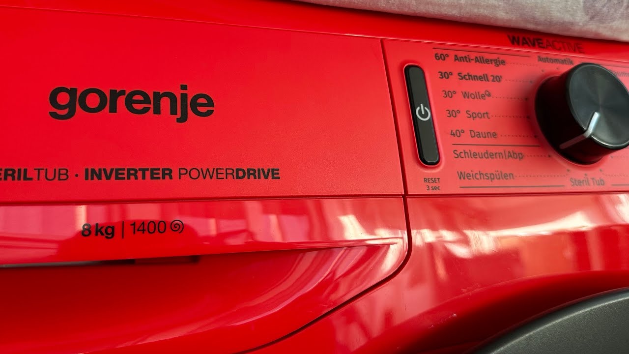Gorenje WaveActive WEI843PR - Spin|Drain (Full cycle)