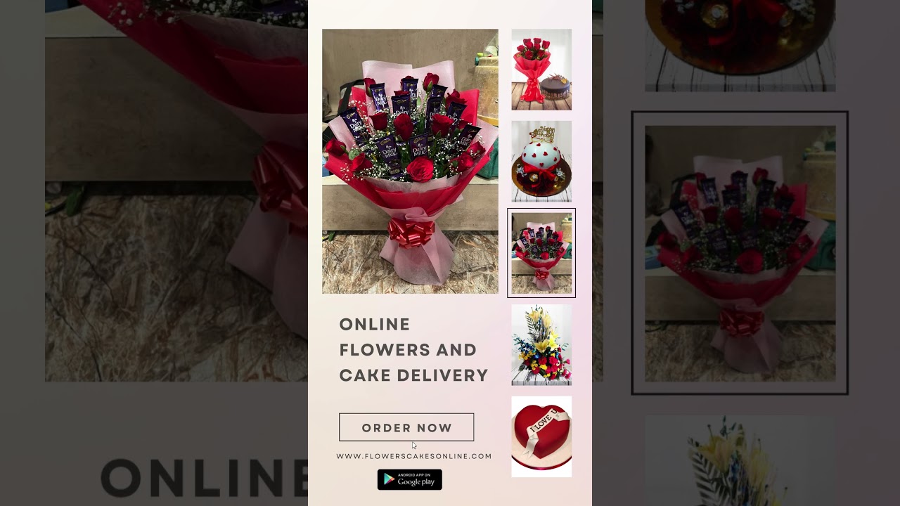 Order Flowers and Cake Online with FlowersCakesOnline
