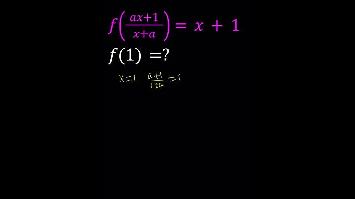 Solving A Functional Equation