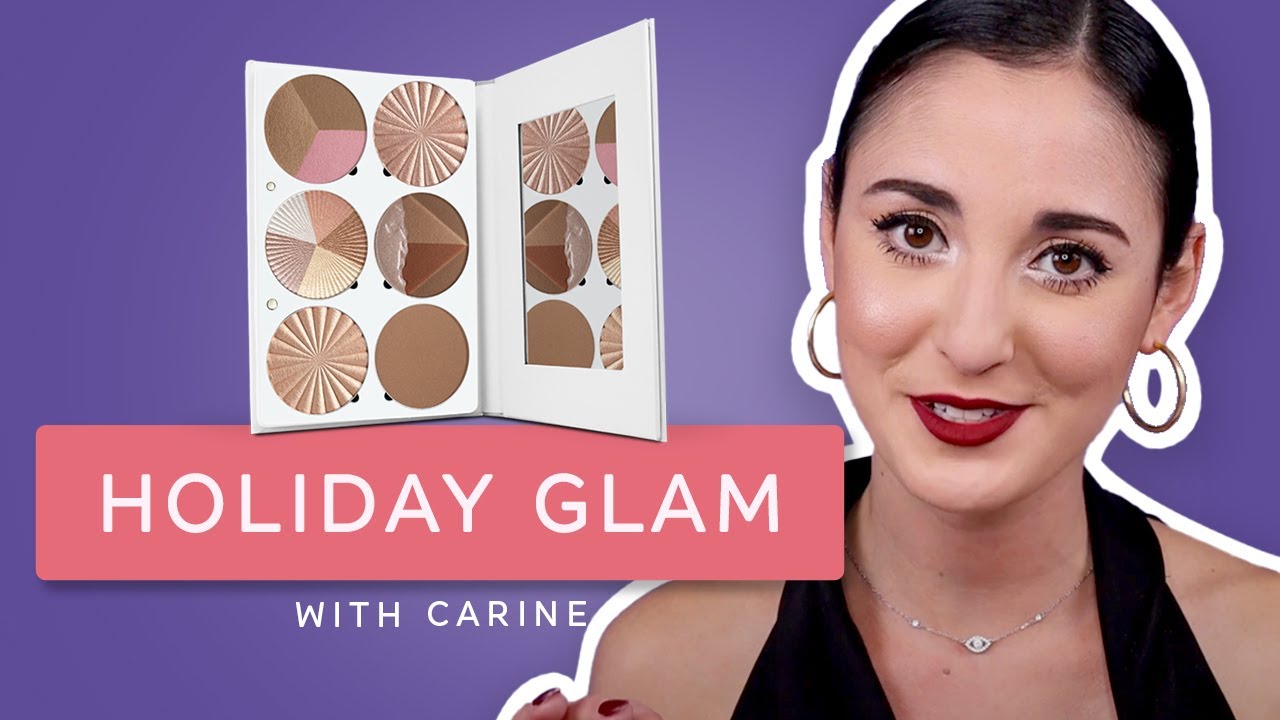 Holiday Glam With Carine Using Only One Palette