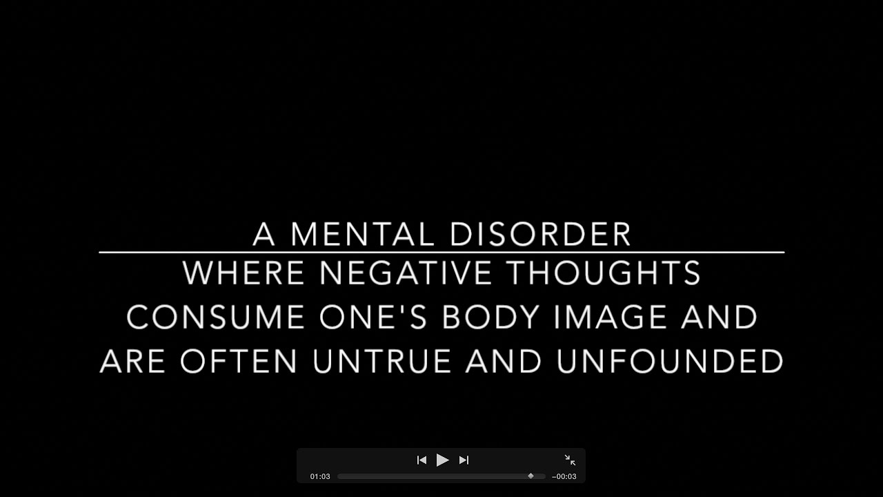Body Dysmorphia Spoken Word YouTube