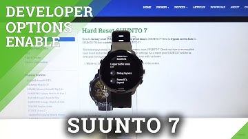 How to Allow Developer Options in SUUNTO 7 – Developer Features