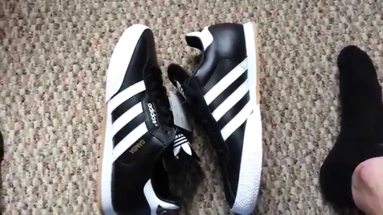 adidas samba super black leather