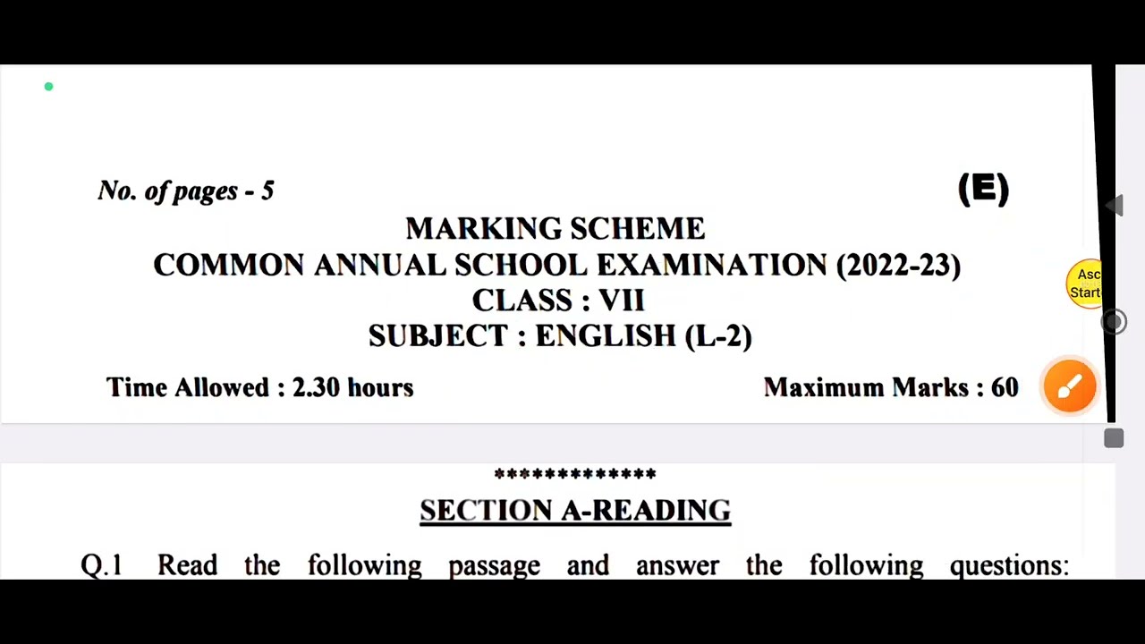 Class 7 English Question Paper Solution 2023 L2 Annual Exam Term2 class-7-english-question-paper-solution-2023-l2-annual-exam-term2