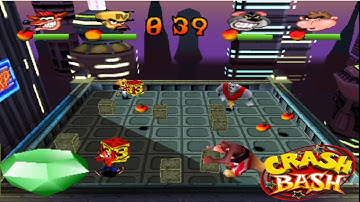 Crash Bash (PSX) al 200% | Gema | #25 Space Bash.