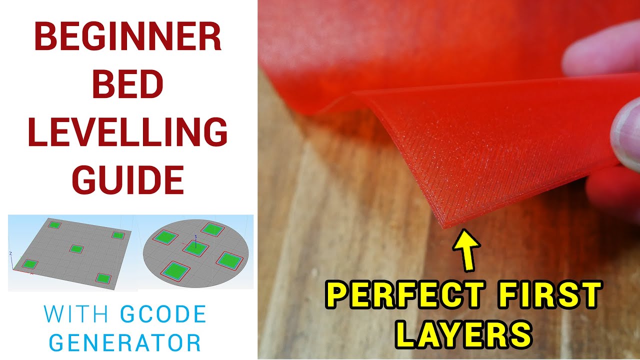katalog Vejnavn Aftale Bed levelling for beginners to achieve a perfect first layer - YouTube