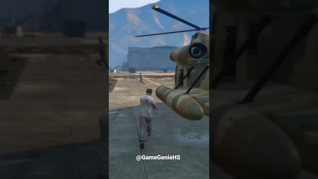 Trevor Philips | Hijack😱 Military Base Helicopter😱