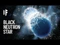 What If a Black Neutron Star Entered the Solar System?