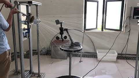 RIKA RK120-01C wind speed & direction sensor dustproof & waterproof test