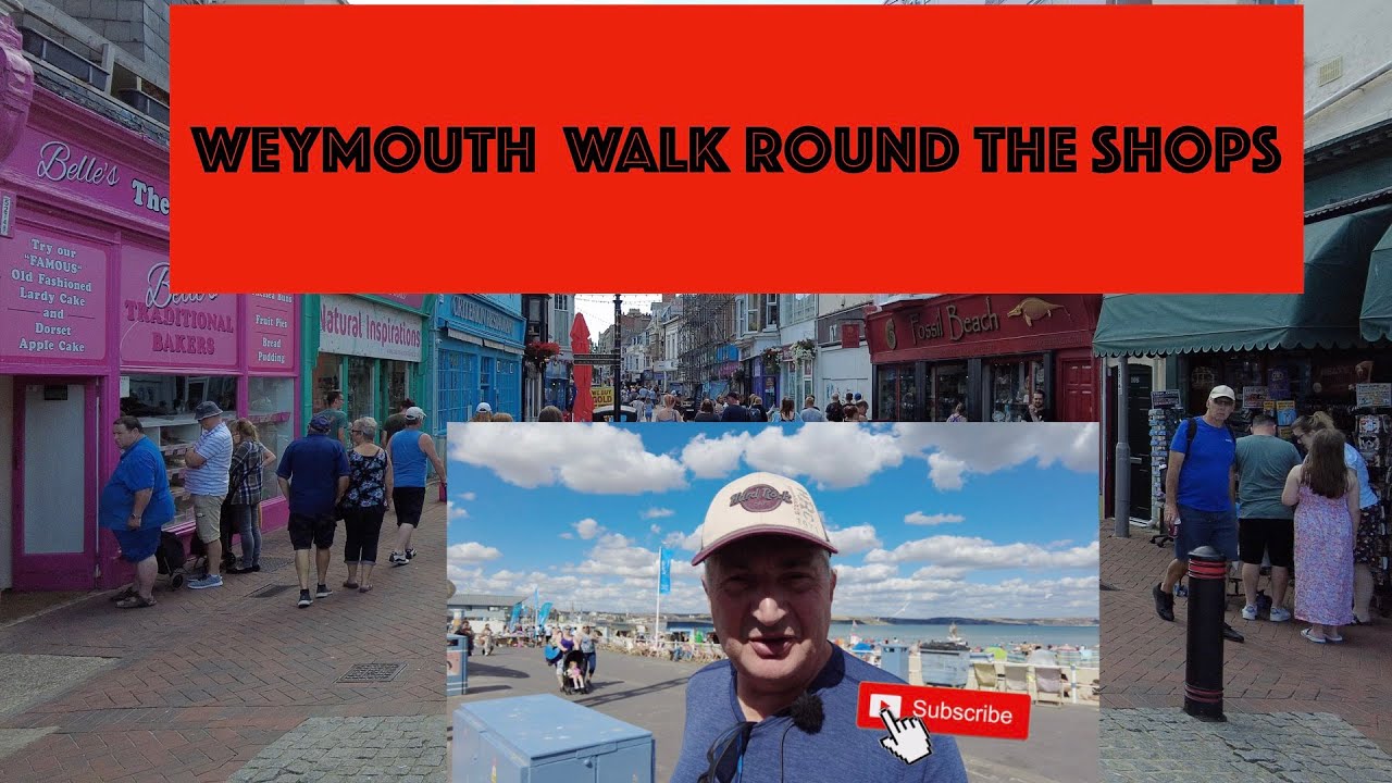 Weymouth walk round the shops
