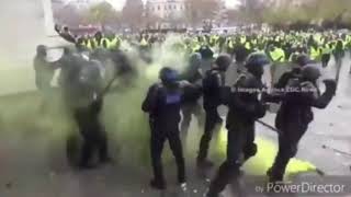 la revolution dans la Franceخطير جدا الثورة في فرنسا أصحاب السترات الصفراء