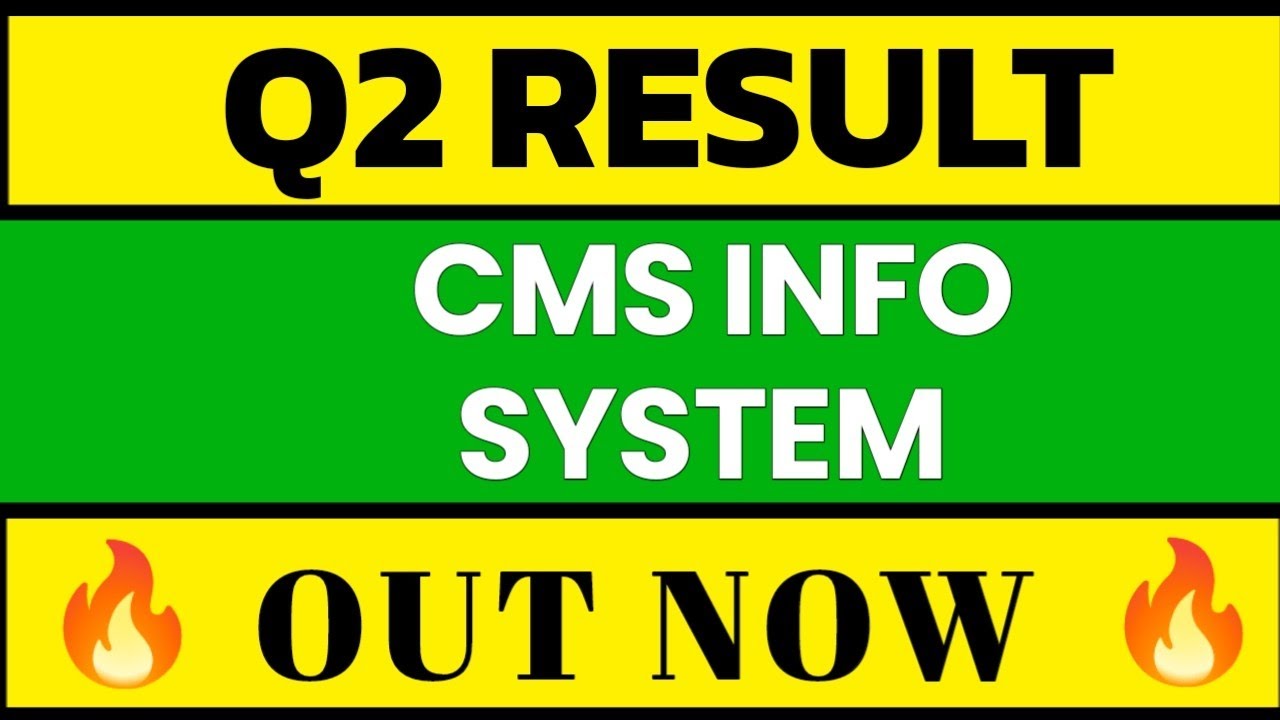 cms info q2 results 2022🔴 cms info share latest news 🔴 cms info share