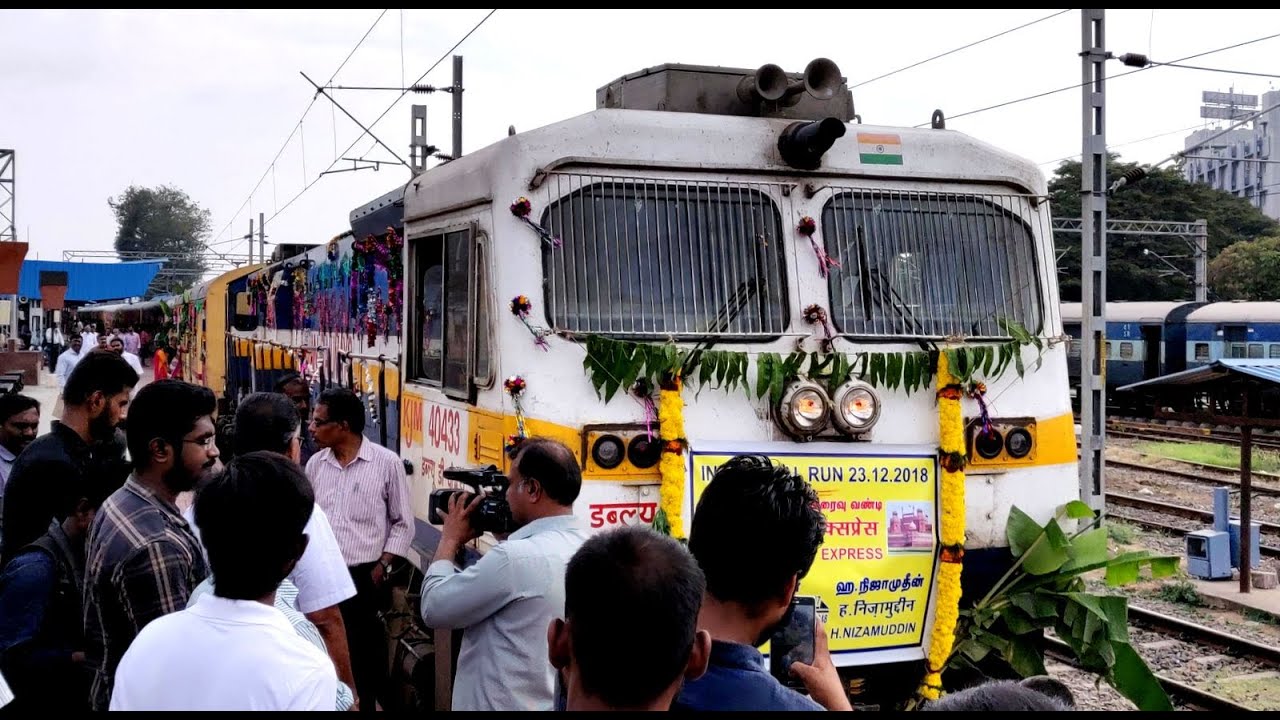 Utkrisht Rakes First Run of Coimbatore - Delhi Kongu Superfast With Upgraded ...