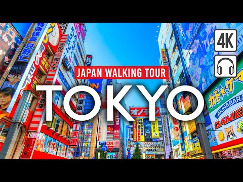 Tokyo, Japan 4K Walking Tour - Captions & Immersive Sound [4K Ultra HD/60fps]