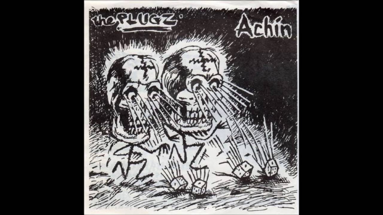 THE PLUGZ - "Achin" b/w "La Bamba"  7"  single