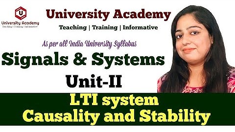 SS37: LTI system Causality and Stability | Causal LTI System