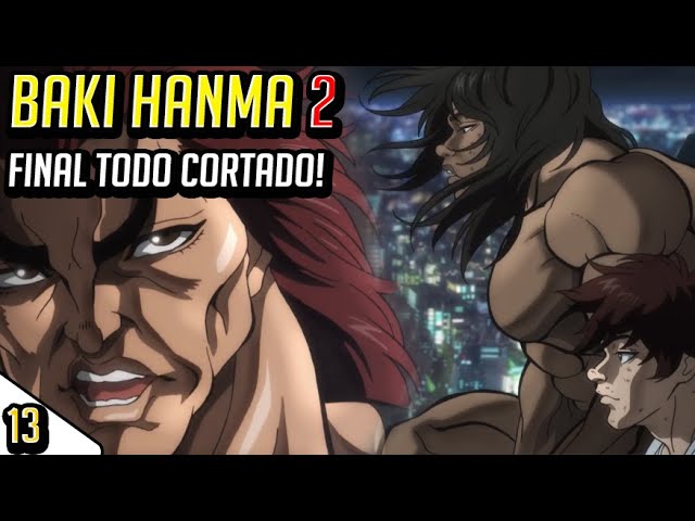 A insana luta de BAKI VS YUJIRO / anime Baki Hanma 2 (dublado