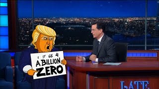 Cartoon Donald Trump Has The Biggest Numbers
