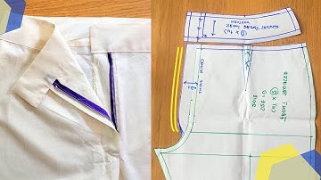 HOW TO: MAKE TROUSER WAISTBAND & FRONT ZIPPER FLY PATTERNS | KIM DAVE