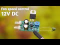 Simple 12v DC Automatic Fan Speed Control Based on Temperature | cbz project