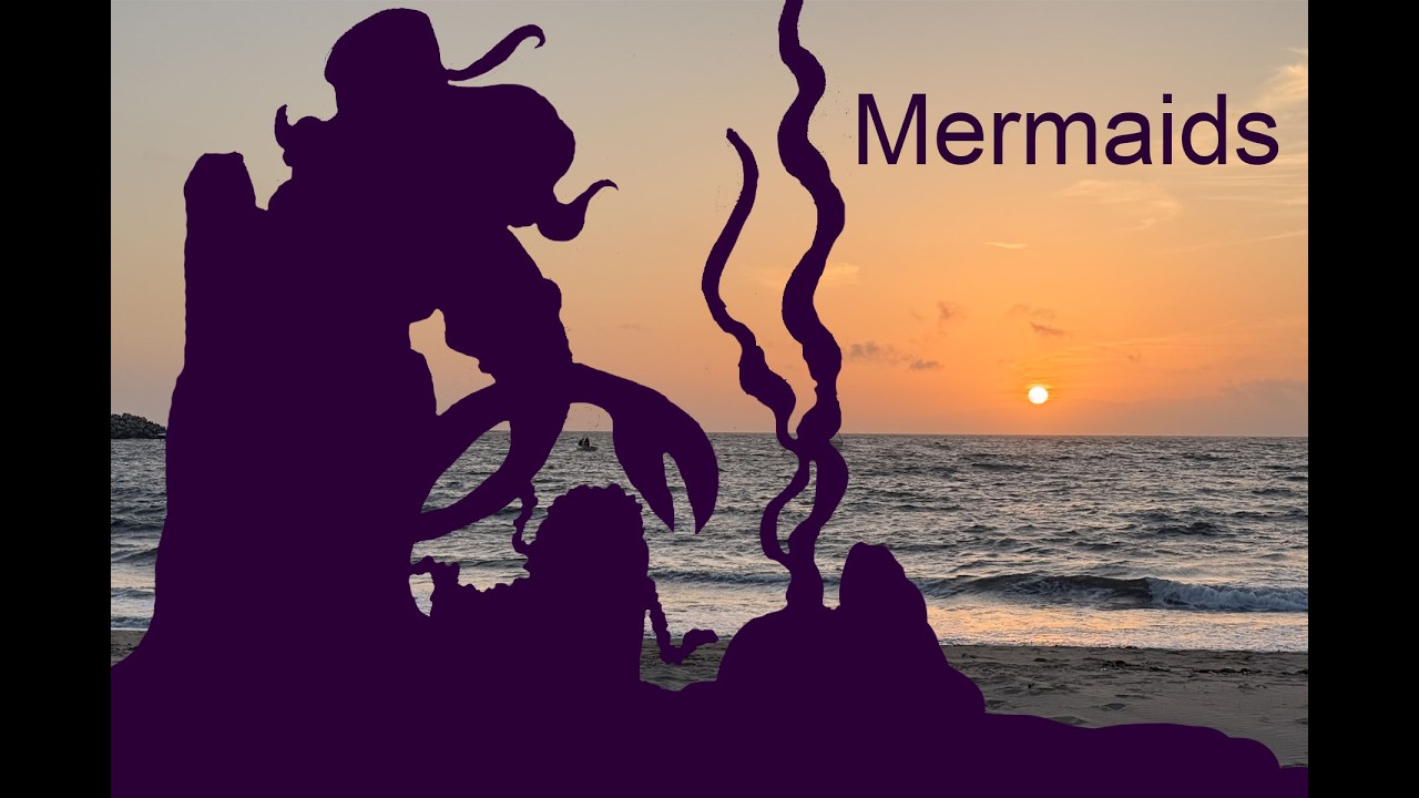 Drawing Mermaids for Mermay - also with paint markers - YouTube