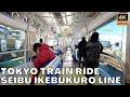 [4K60]Train Ride in Tokyo | Ikebukuro to Oizumigakuen by Seibu Ikebukuro Line (Feb 6, 2022)