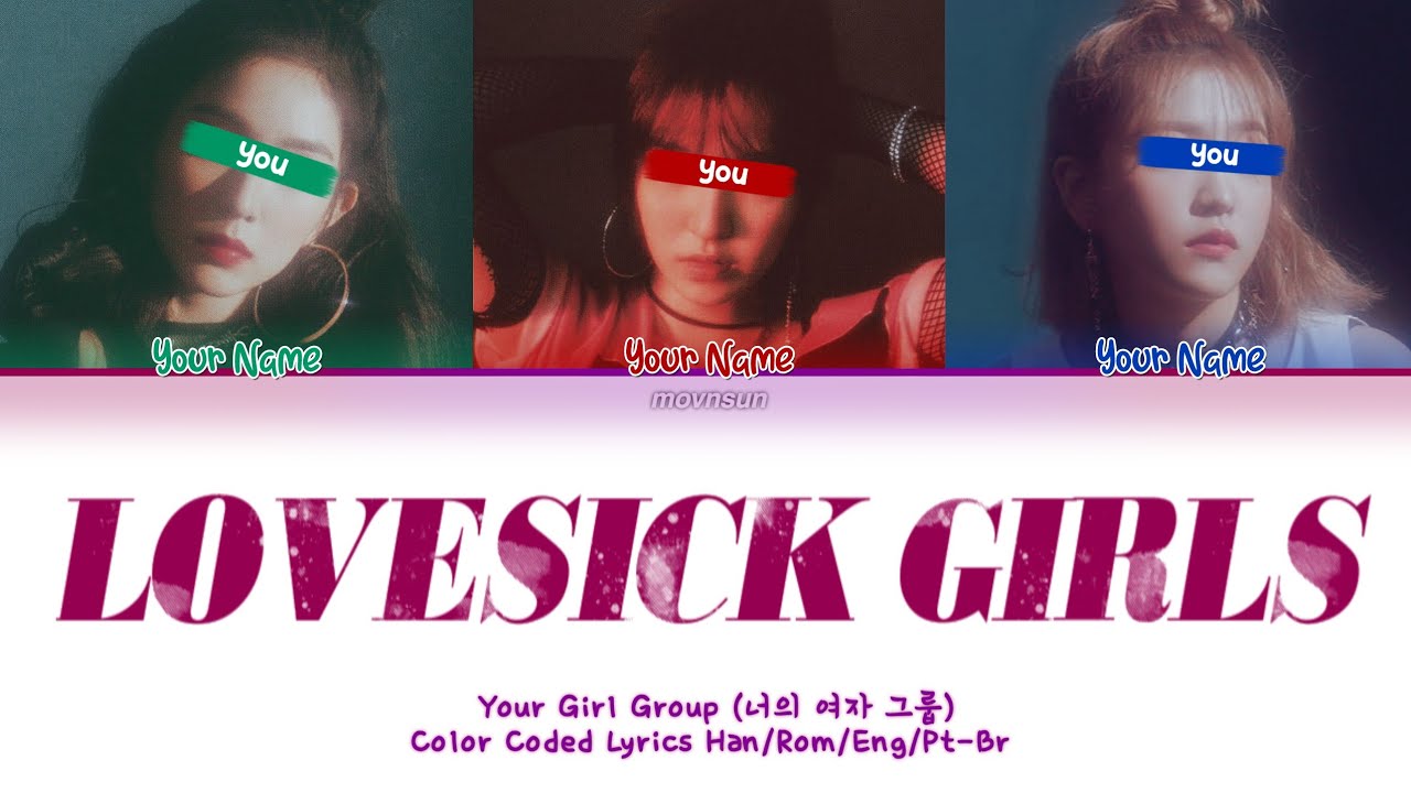[YOUR GIRL GROUP] ꜥꜤLovesick Girls; by BLACKPINK (3 Members Ver.) || Original song ver. ✿