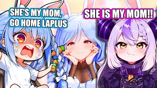 Pekora CrashOut After Laplus Stole Her Mom... 【ENG SUB】