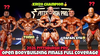 2026 Pittsburgh Pro Open Bodybuilding FINALS Full Coverage! 🏆 (The Winner Crowned)