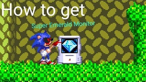 How to get Super Emerald Monitor in Sonic 3 air